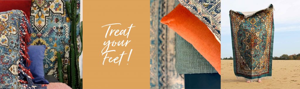 Imbarro oosterse vloerkleden met vintage prints en kleuren voor finishing touch in interieur